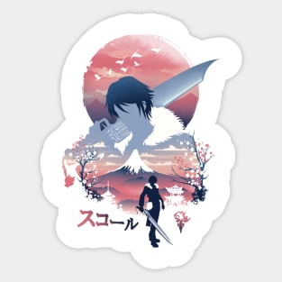 Ukiyo e Squall Sticker